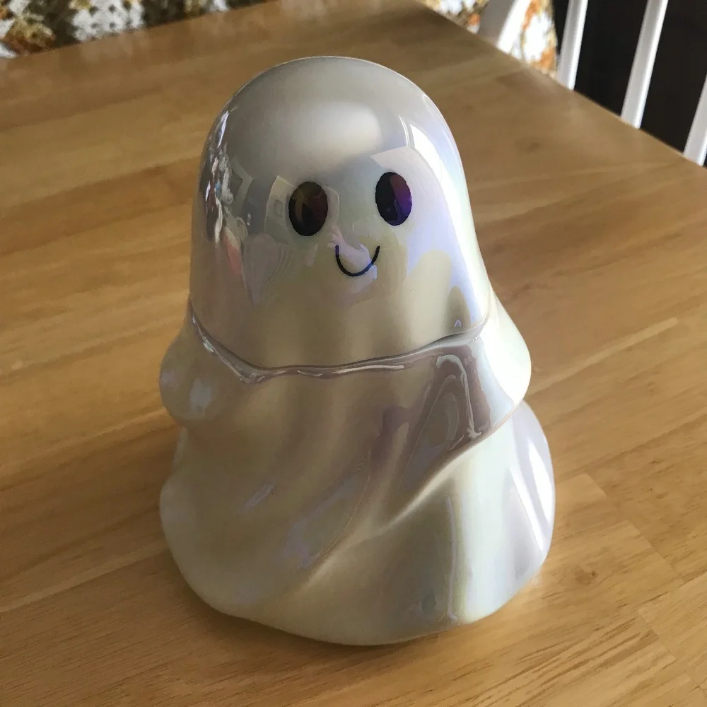 NWT Target Bullseye Halloween Ghost Decorative Bowl
